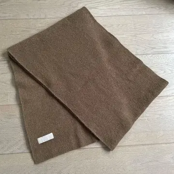 MARGARET HOWELL 니트 머플러 베이지 카키