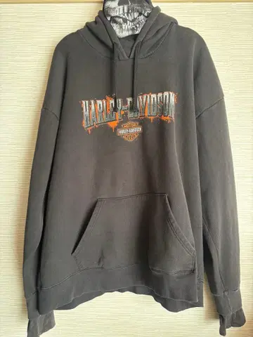 WRHD 할리데이비슨 후드티 스컬 마스크 바이커