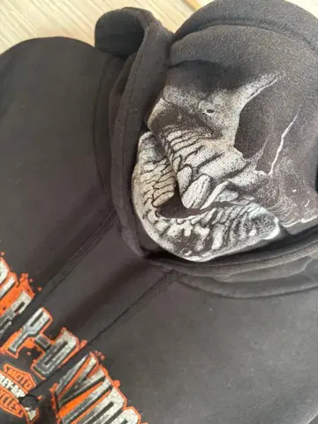 WRHD 할리데이비슨 후드티 스컬 마스크 바이커