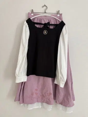 잠자는 숲속의 미녀 오로라 스커트 긴팔 디즈니 셋업 L