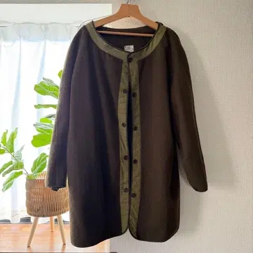 [레어] 프랑스군 M64 모즈 코트 라이너 울 108L 70s 구제 의류