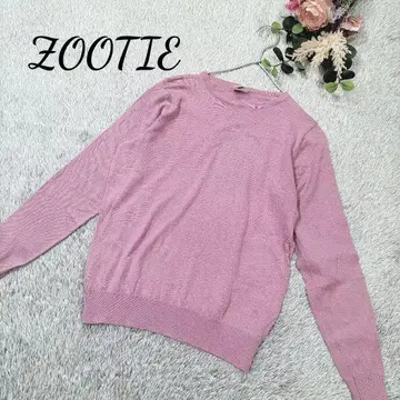 [ZOO TEE] 여성용 상의 스웨터 니트 퍼플 코튼 100