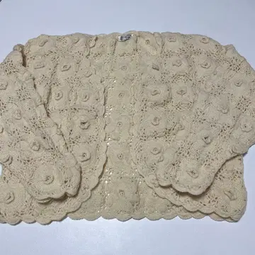 하모니카 꽃 모티브 볼레로 핑크하우스 좋아하시는 분들께도