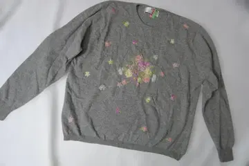 BALLANTYNE 캐시미어 100% 꽃 자수 스웨터 LL