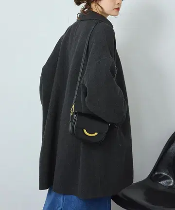 퓨어세신 울 혼방 리버 코트