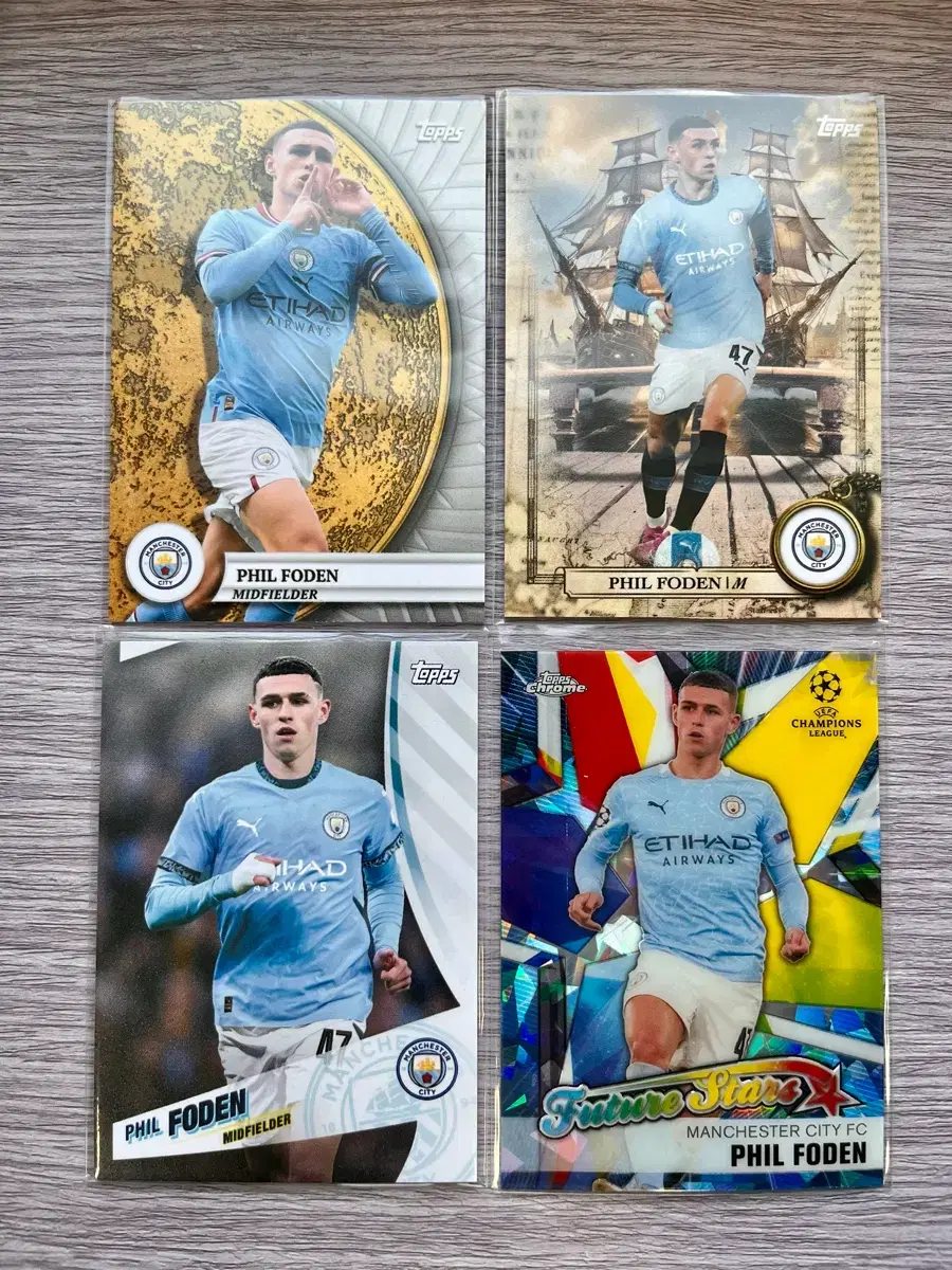 Topps 탑스 축구카드 맨시티 필 포든