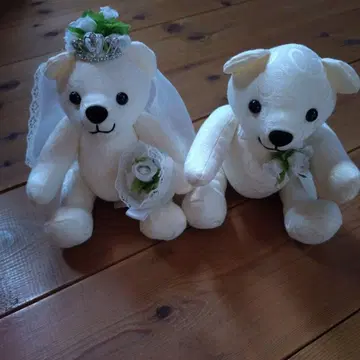 크리스마스 테디베어 페어