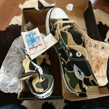 새상품! 택 포함! 컨버스 올스타 카모플라쥬 J83