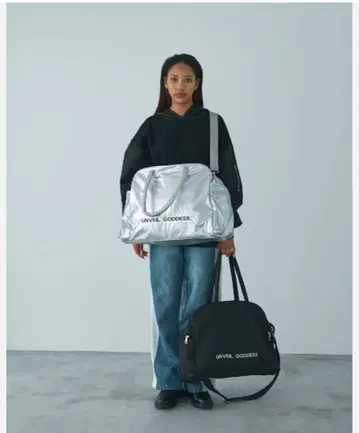 복수외모 UNVEIL GODDESS 보스턴 백 블랙