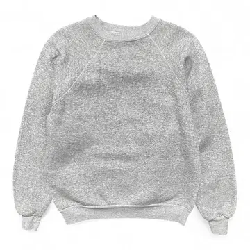 구제 의류 USA제 70S 80S 빈티지 무지 맨투맨 블랭크 그레이