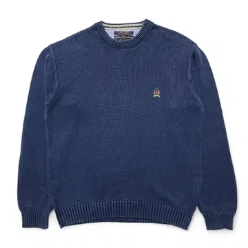 구제 의류 타미힐피거 코튼 크루넥 스웨터 네이비 남성용 L