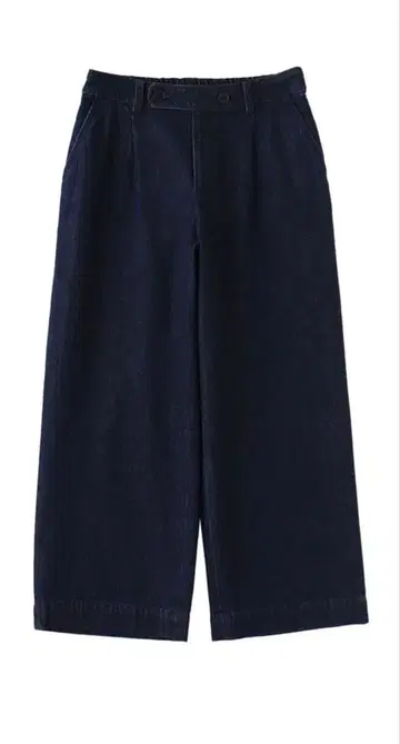 맥레거 여성용 세미 와이드 데님 팬츠