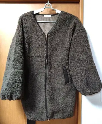 내추럴 꾸뛰르 naturalCouture 보아 코트 브라운