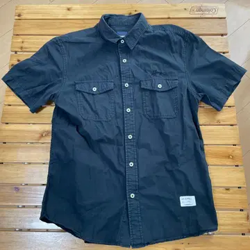 XLARGE 블랙 반팔 셔츠 S