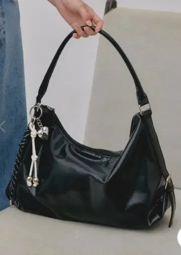 CIAOPANIC TYPY 참 포함 원 핸들 벨트 핸드백