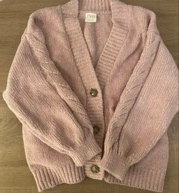 젤라또피케 아란 네프 가디건 핑크 F 보송보송 새상품급