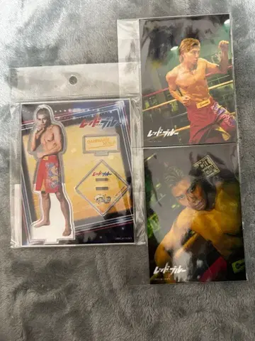 THERAMPAGE 레드 블루 타케치 카이세이 굿즈 세트