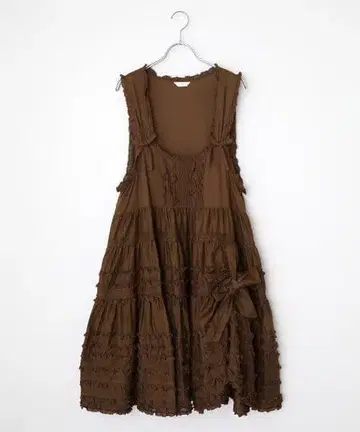 핑크하우스 롤업 리본 포함 로운 타블리에 브라운