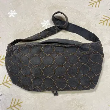 minaperhonen 사선 가케 탄바리 패턴 숄더백