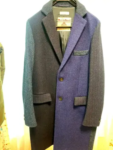 해리스 트위드 체스터 코트 beauty&youth Harris Tweed