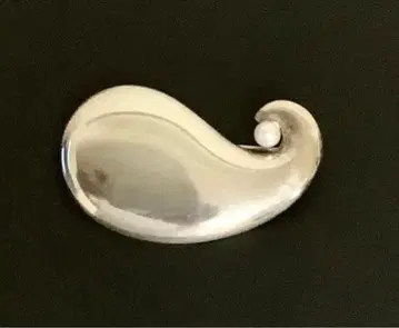 조지 젠슨 브로치 오비 고정 띠로도 사용 가능 펄과 은