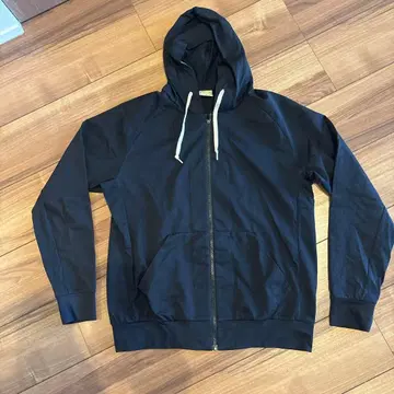 ATHLETA 블랙 풀 집업 후드티