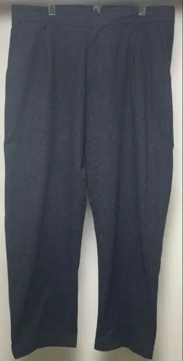 UNIQLO +J 울 블렌드 턱 팬츠 DARK GRAY 허리 91