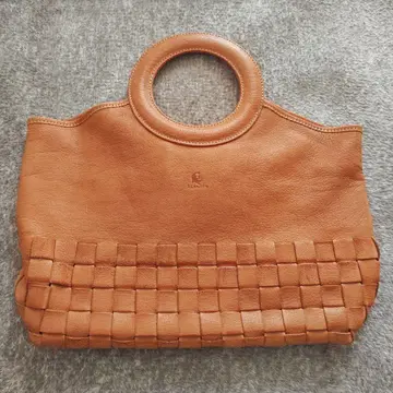 kissora 가죽 뜨개질 핸드백