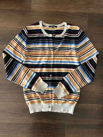 MACPHEE 멀티 보더 가디건 사이즈 1