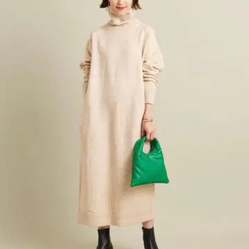 미사용 뷰티 앤 유스 터틀 롱 원피스