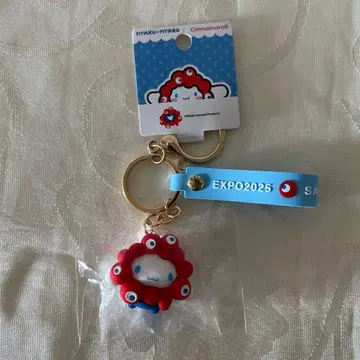 미야쿠미야쿠 산리오 입체 마스코트 스트랩 키링 시나모롤