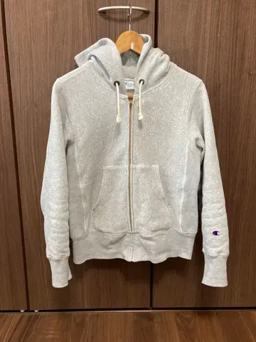 Champion Reverse Weave 후드티 그레이 S