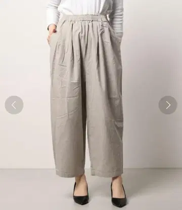 TSUHARU by Samansa Mos2 면 포플린 팬츠