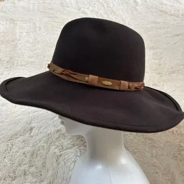 [ 새상품급 ] SCALA 스칼라 울 햇 모자 중절 브라운 멋짐
