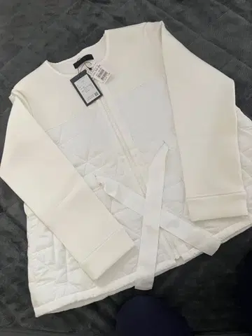 SCOTCLUB 미사용 골프웨어 허리 리본 퀼팅 자켓