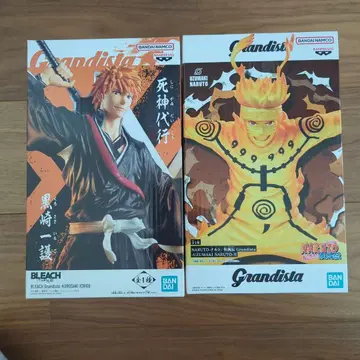 Grandista 쿠로사키 이치고 우즈마키 나루토 피규어 2체 세트