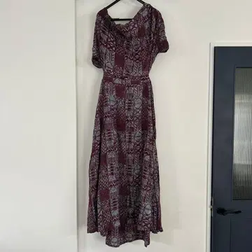 NOANOA 노아노아 하와이 새시 드레스 플라 댄스