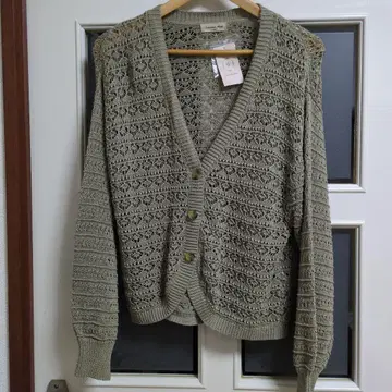 Samansa Mos2 그린 레이스 가디건