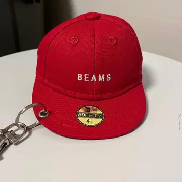 [ 레어 ] NEW ERA x BEAMS 별주 캡 파우치 에코백 빨간색