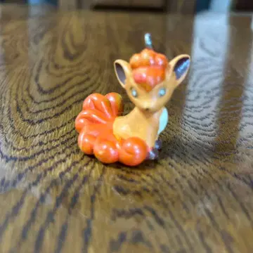 로콘 피규어 오렌지 컬러 약 4cm