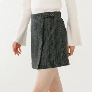 Heather 헤더 랩 미니 스커트 M