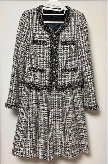 투 비 시크 세레모니 수트 40 tobechic 트위드