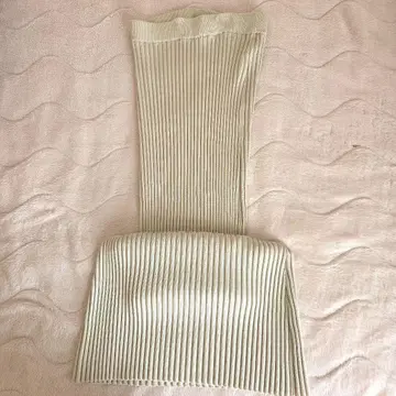 Whim Gazette 리브 니트 스커트