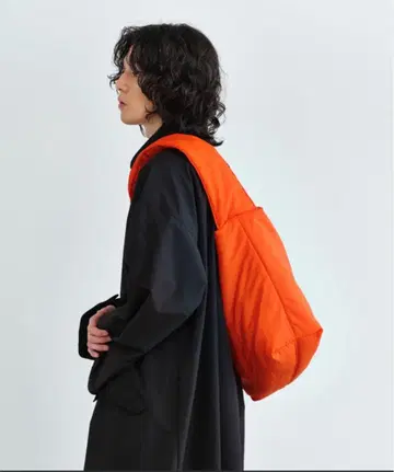 Nylon gathered mini shoulder bag