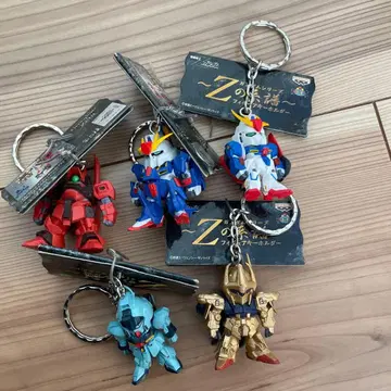 건담 시리즈 Z의 계보 피규어 키링 5종 세트