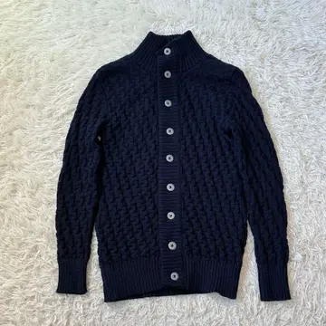 SNS HERNING 니트 가디건 피셔맨 니트 덴마크 제조