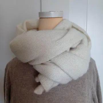 캐시미어 화이트 스톨