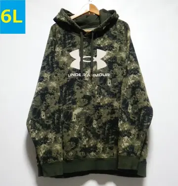 새상품급 언더아머 남성용 6L 겨울 라이벌 플리스 맨투맨 풀오버 후드티