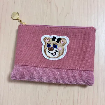 페이러 올드 테디 걸 와펜 파우치 핑크