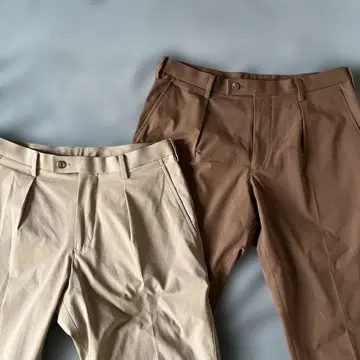 새상품급 유니클로 감동 팬츠 아담 스캇 브라운 w79 골프